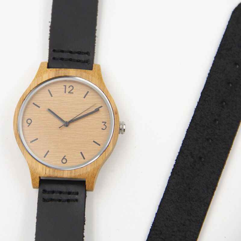 Women’s Bamboo Wooden Quartz Watch | Natural | Retro | Casual