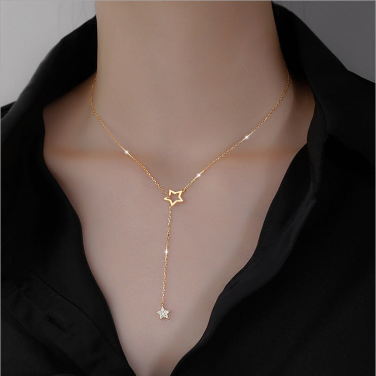Women’s Jewelry Star Pendant Necklace | Minimal | Elegant | Everyday