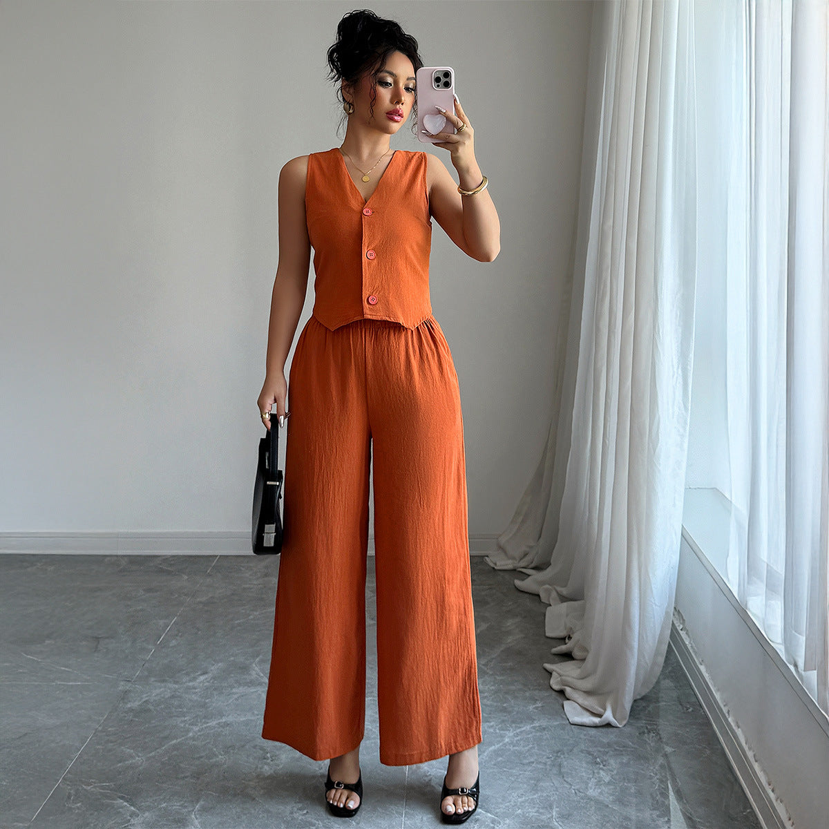 Women’s Sleeveless Wide Set | Casual | Elegant | Chic