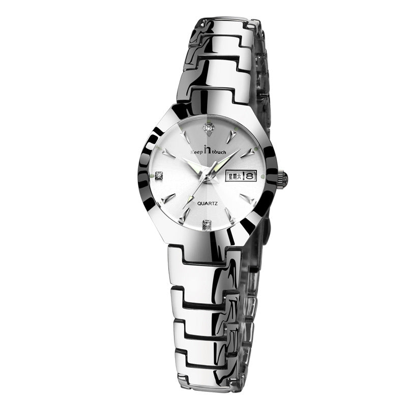 Women’s Luminous Quartz Watch | Calendar | Unisex | Everyday