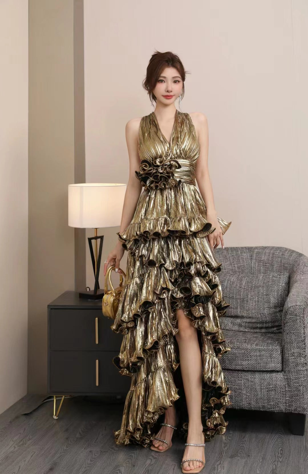 Women’s Dovetail Ruffled Dress | Fashion | Elegant | Party