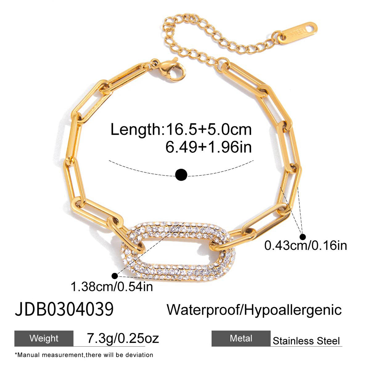 Women’s Stainless Steel Bracelet Jewelry | Minimal | Everyday | Gift