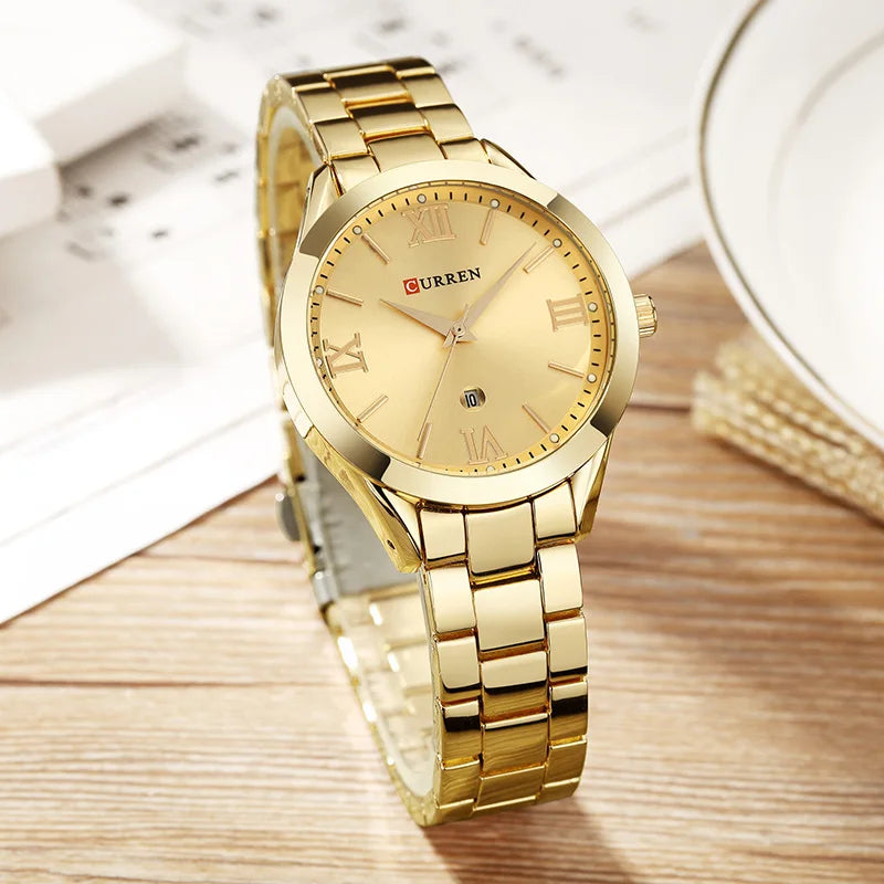 Women’s Stainless Steel Quartz Watch | Business | Minimal | Luxury