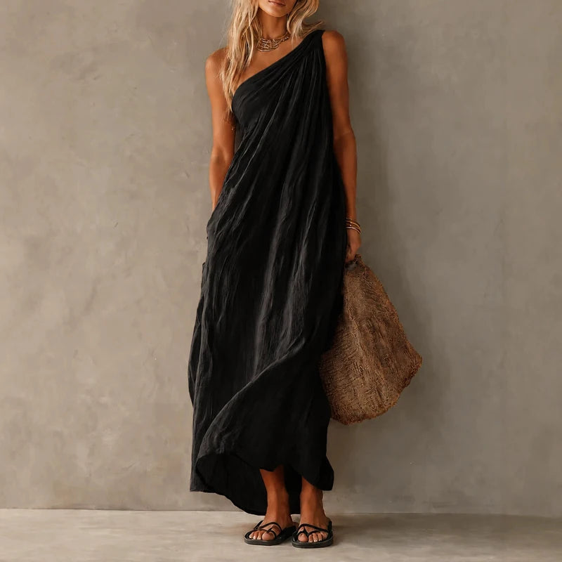 Women’s Maxi Dress | Asymmetrical | Off Shoulder | Beach