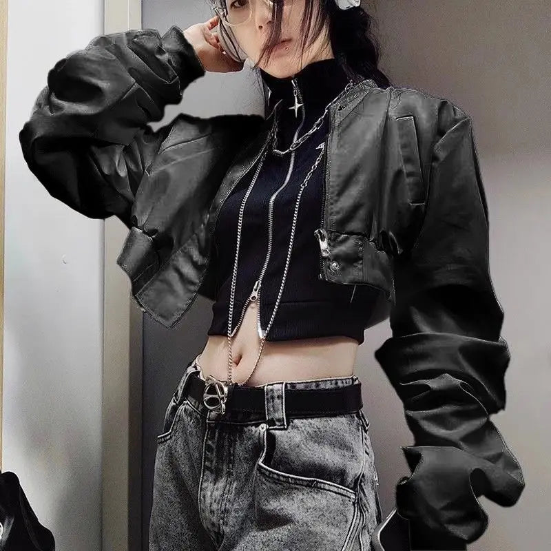 Women’s Bomber Outerwear | Y2K | Casual Jacket