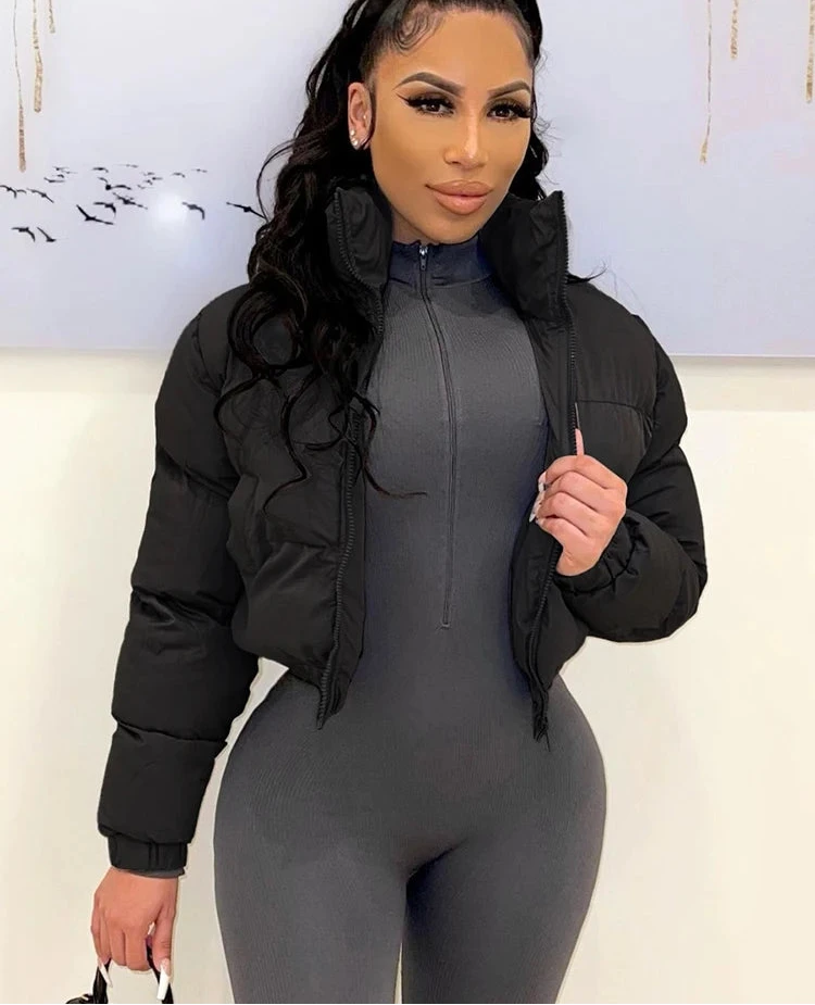 Women’s Puffer Jacket Outerwear | Winter | Cropped