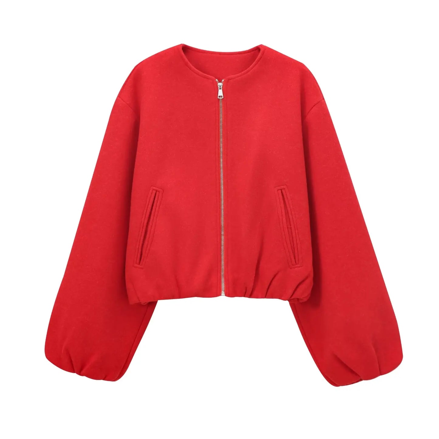 Women’s Cropped Bomber Jacket Outerwear