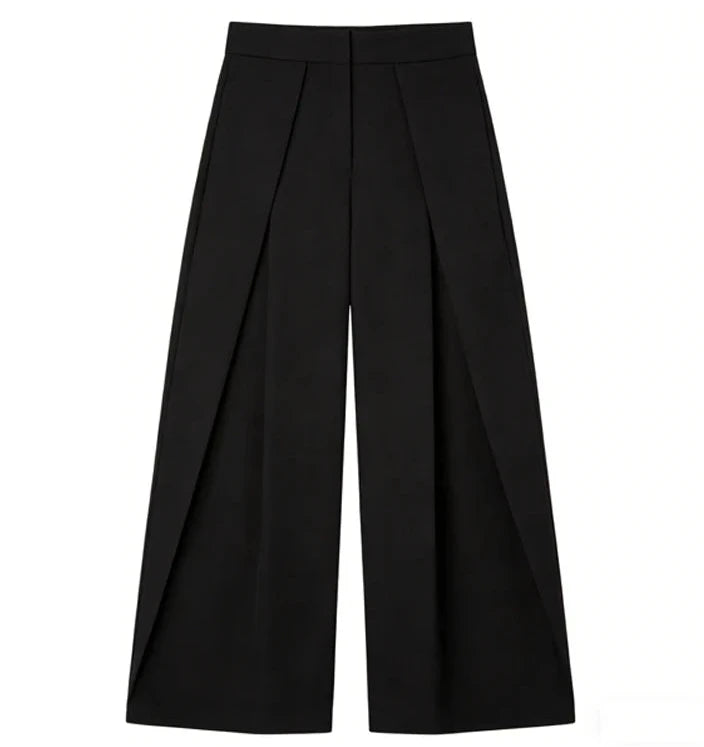 Women’s Wide Leg Pants Bottoms | Baggy | Pleated | Striped Elegant