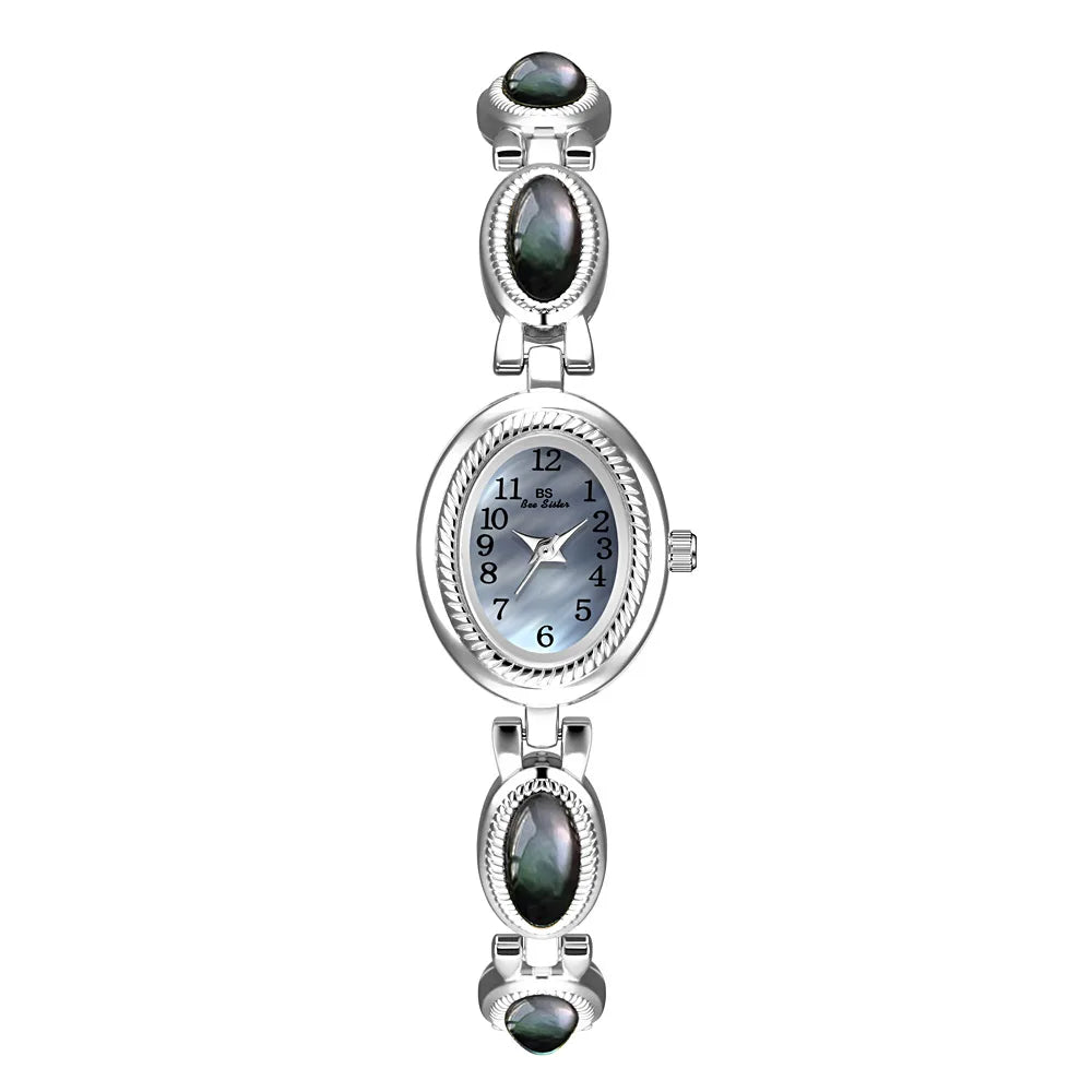 Women’s Oval Small Dial Quartz Watch | Retro | Gold Tone | Elegant