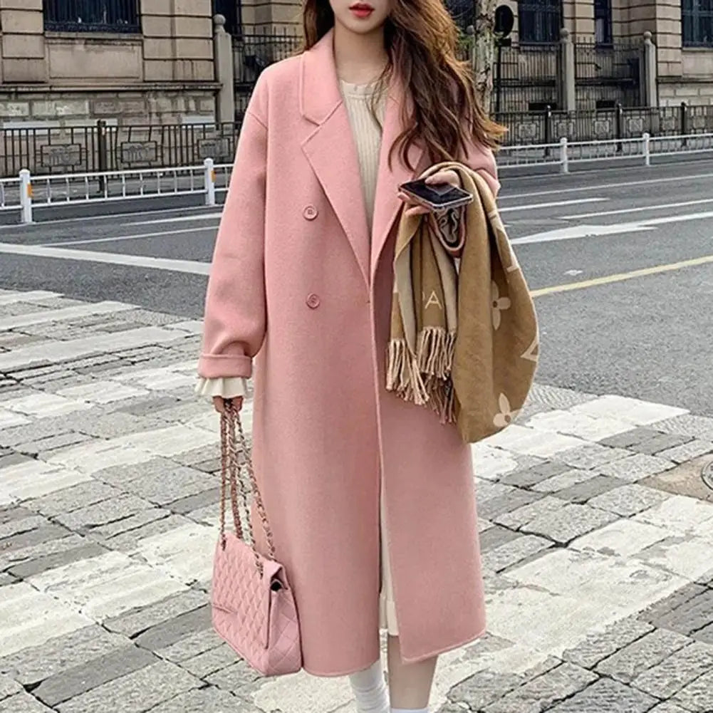 Women’s Wool Trench Coat Outerwear | Retro | Loose