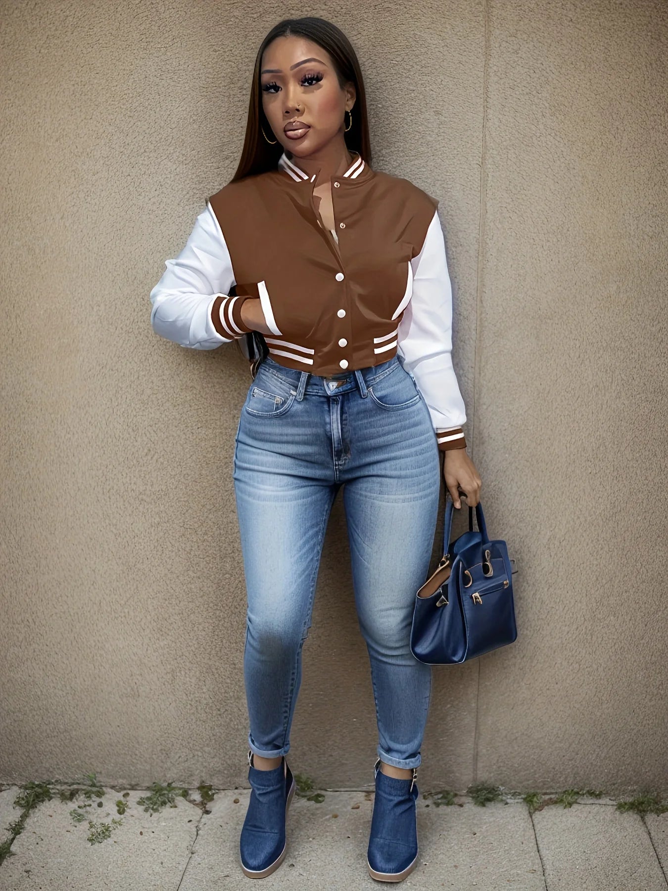 Women’s Outerwear | Casual Jacket | Colorblock