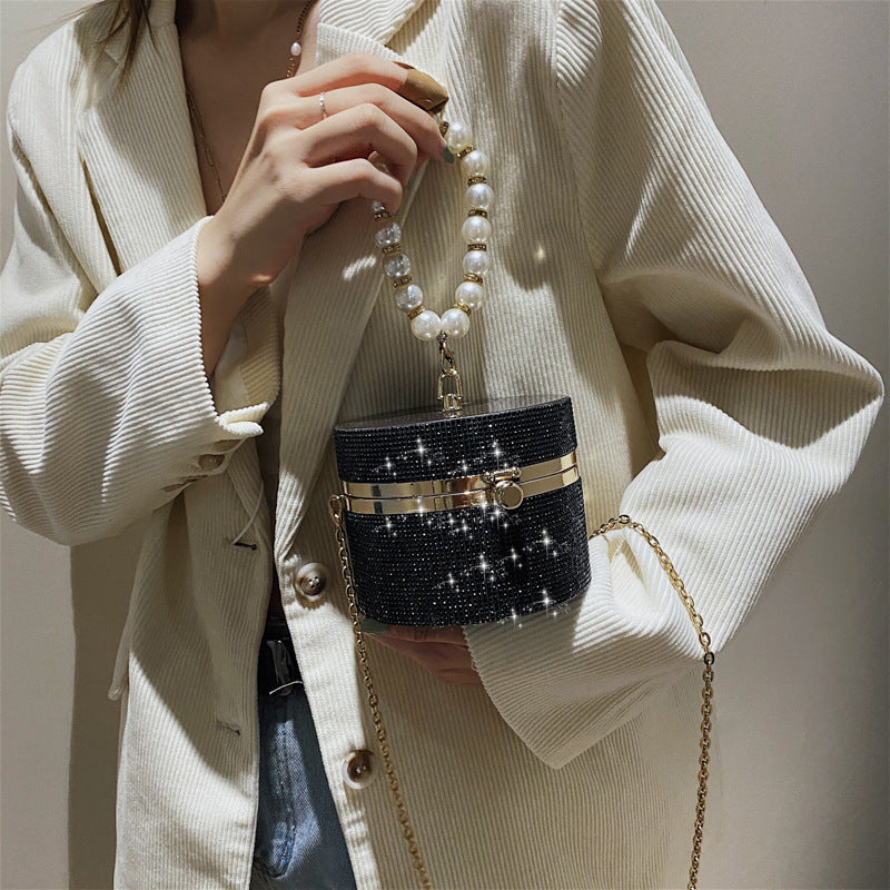 Women’s Pearl Bucket Mini Bag | Portable | Fashion | Chic