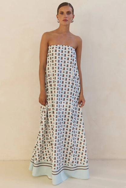 Women’s Off Shoulder Printed Slip Dress | Elegant | Summer | Casual