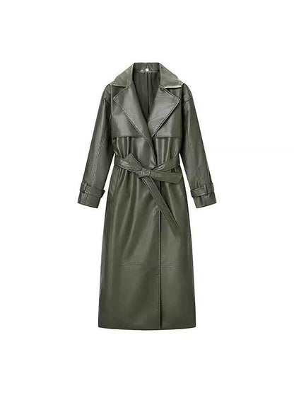 Women’s Leather Coat Outerwear | Chic | Stylish | Casual