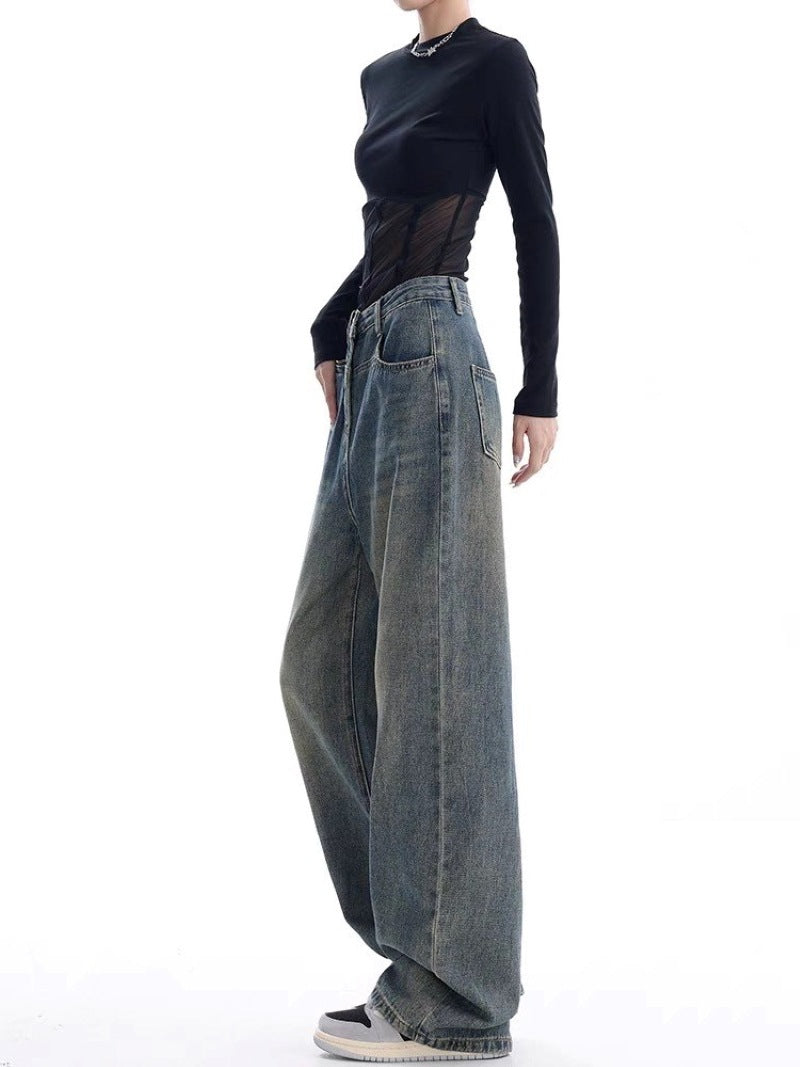 Women’s Retro Jeans Bottoms | Casual | Streetwear | Chic
