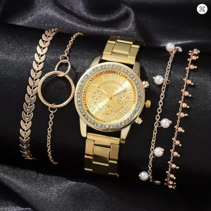 Women’s Quartz Watch Set | Elegant | Fashion | Gift