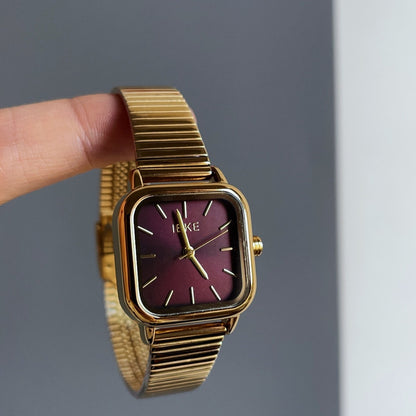 Women’s Retro Chain Quartz Watch | Ankela Red | Vintage | Elegant