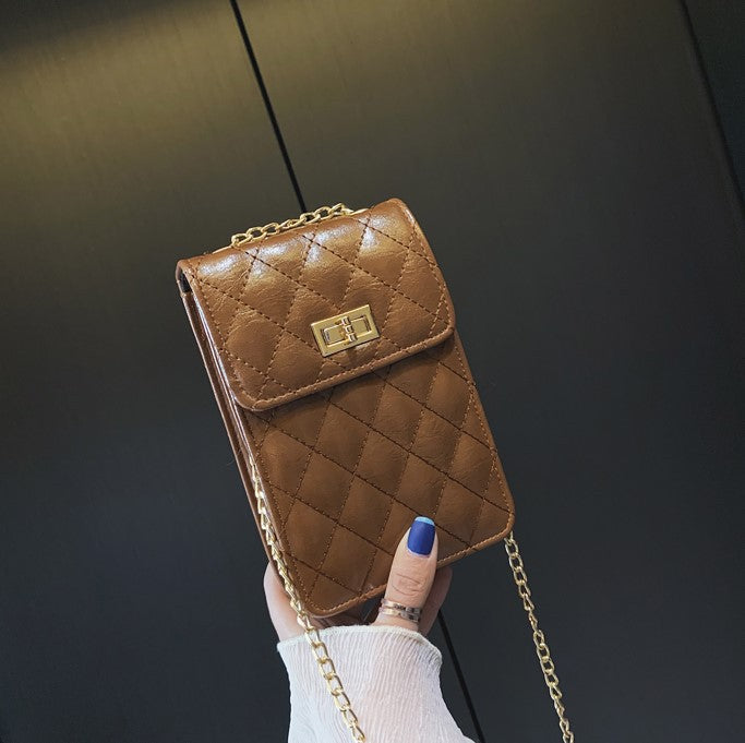 Women’s Shoulder Mini Bag | Diamond Pattern | Fashion | Chic