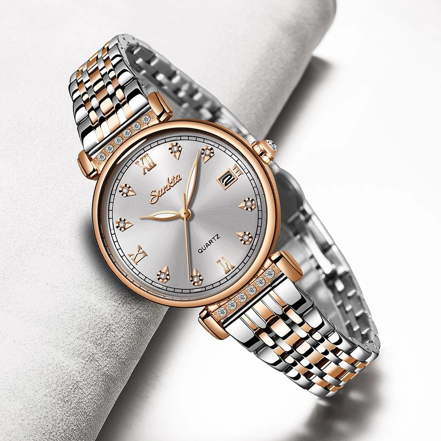 Women’s Waterproof Quartz Watch | Casual | Everyday | Elegant