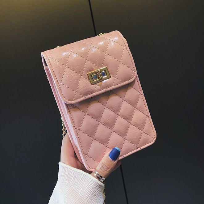 Women’s Shoulder Mini Bag | Diamond Pattern | Fashion | Chic