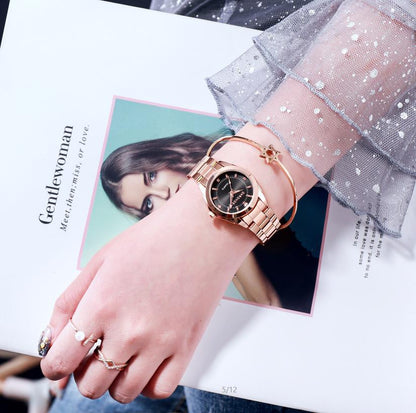 Women’s Waterproof Diamond Quartz Watch | Casual | Fashion | Elegant