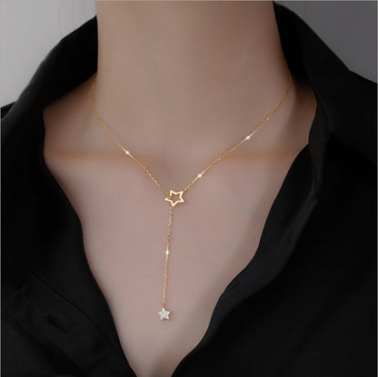 Women’s Jewelry Star Pendant Necklace | Minimal | Elegant | Everyday