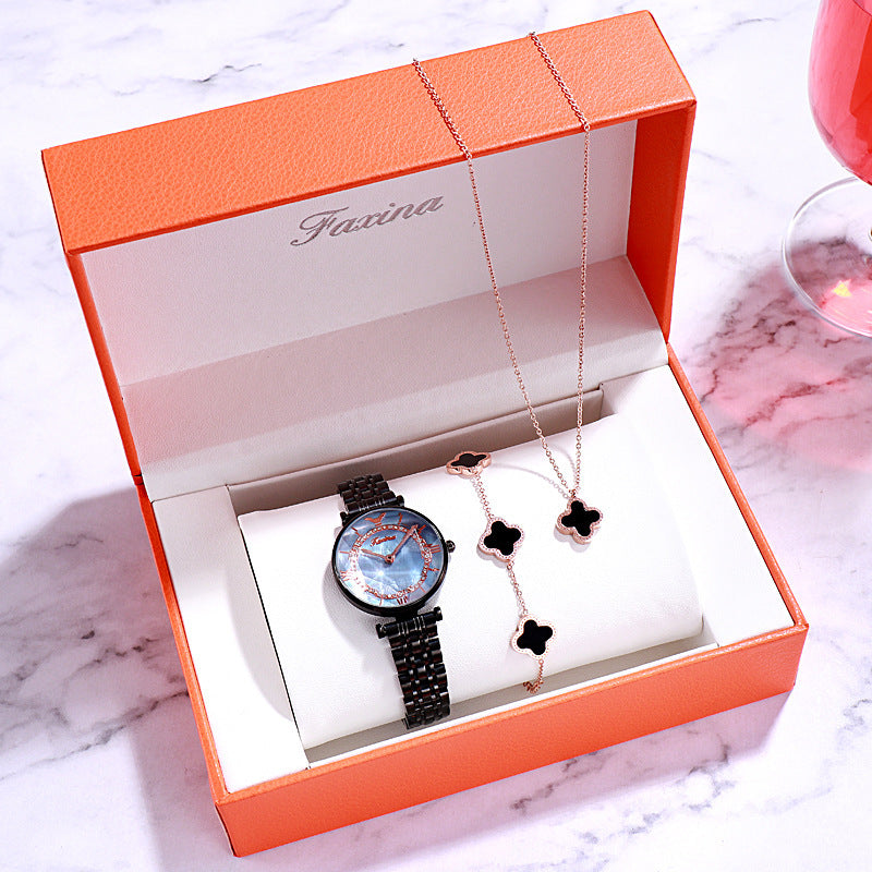Women’s Ferris Wheel Dial Quartz Watch Set | Fashion | Gift