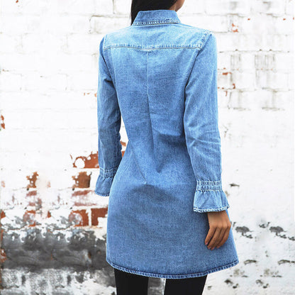 Women’s Slim Denim Mini Dress | Fashion | Casual | Chic