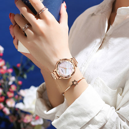 Women’s Rhinestone Quartz Watch | Simple | Elegant | Fashion