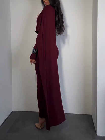 Women’s Turtleneck Long Sleeve Slim Dress | Brown | Elegant | Casual