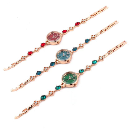 Women’s Green Dial Quartz Watch | Elegant | Minimal | Gift