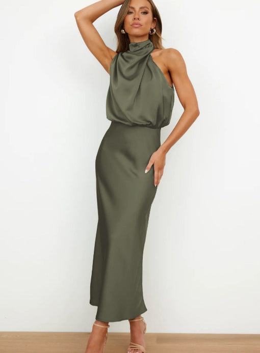 Women’s Sleeveless Evening Dress | Elegant | Party | Summer