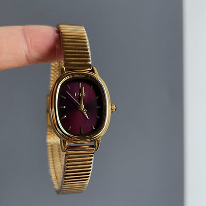 Women’s Retro Chain Quartz Watch | Ankela Red | Vintage | Elegant