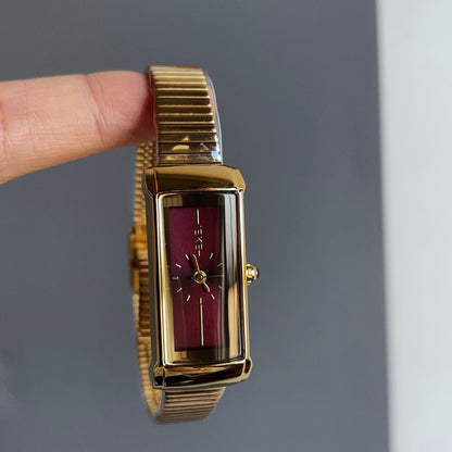 Women’s Retro Chain Quartz Watch | Ankela Red | Vintage | Elegant
