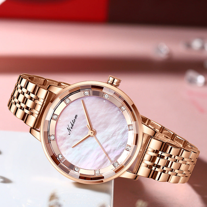 Women’s Rhinestone Quartz Watch | Simple | Elegant | Fashion