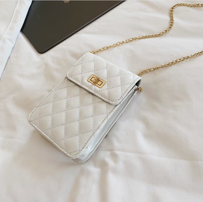 Women’s Shoulder Mini Bag | Diamond Pattern | Fashion | Chic