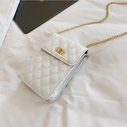 Women’s Shoulder Mini Bag | Diamond Pattern | Fashion | Chic