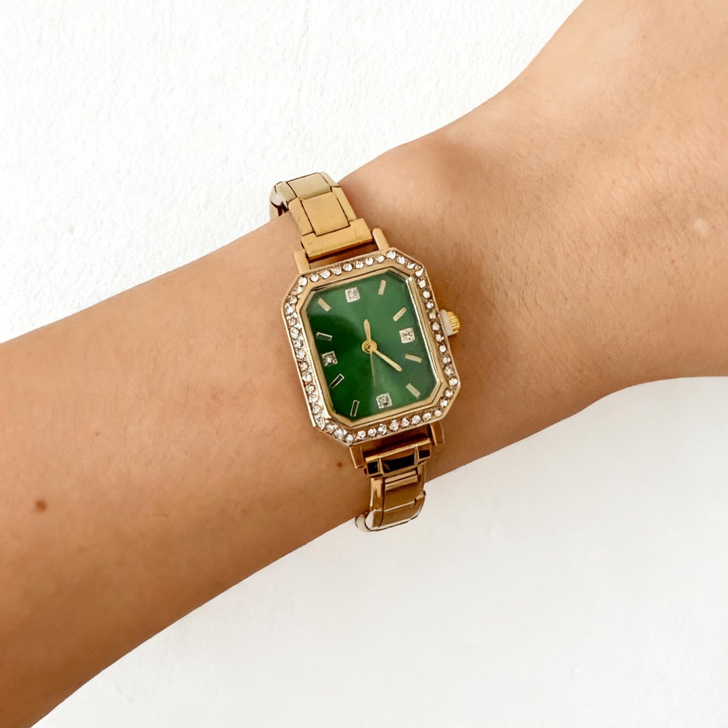 Women’s Square Diamond Look Quartz Watch | Stylish | Elegant | Customizable