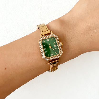 Women’s Square Diamond Look Quartz Watch | Stylish | Elegant | Customizable