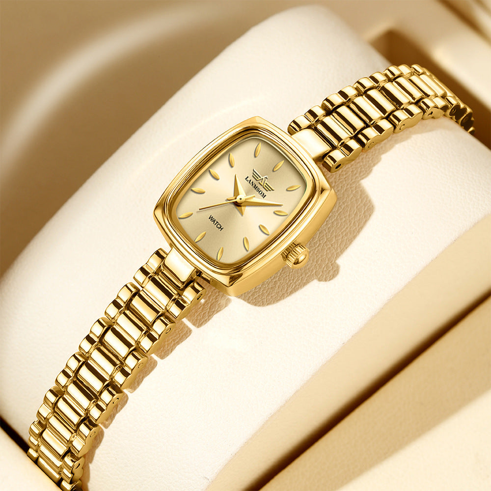 Women’s Petite Gold Quartz Watch | Vintage | Elegant | Minimal