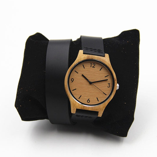 Women’s Bamboo Wooden Quartz Watch | Natural | Retro | Casual