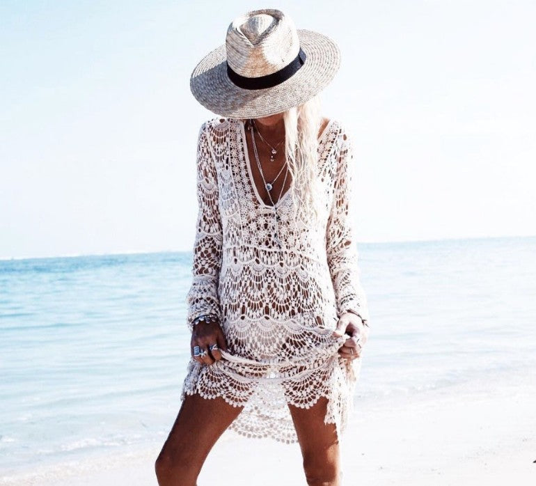 Women’s Mesh Beach Cover Up Pareo | Swimwear | Summer | Lightweight