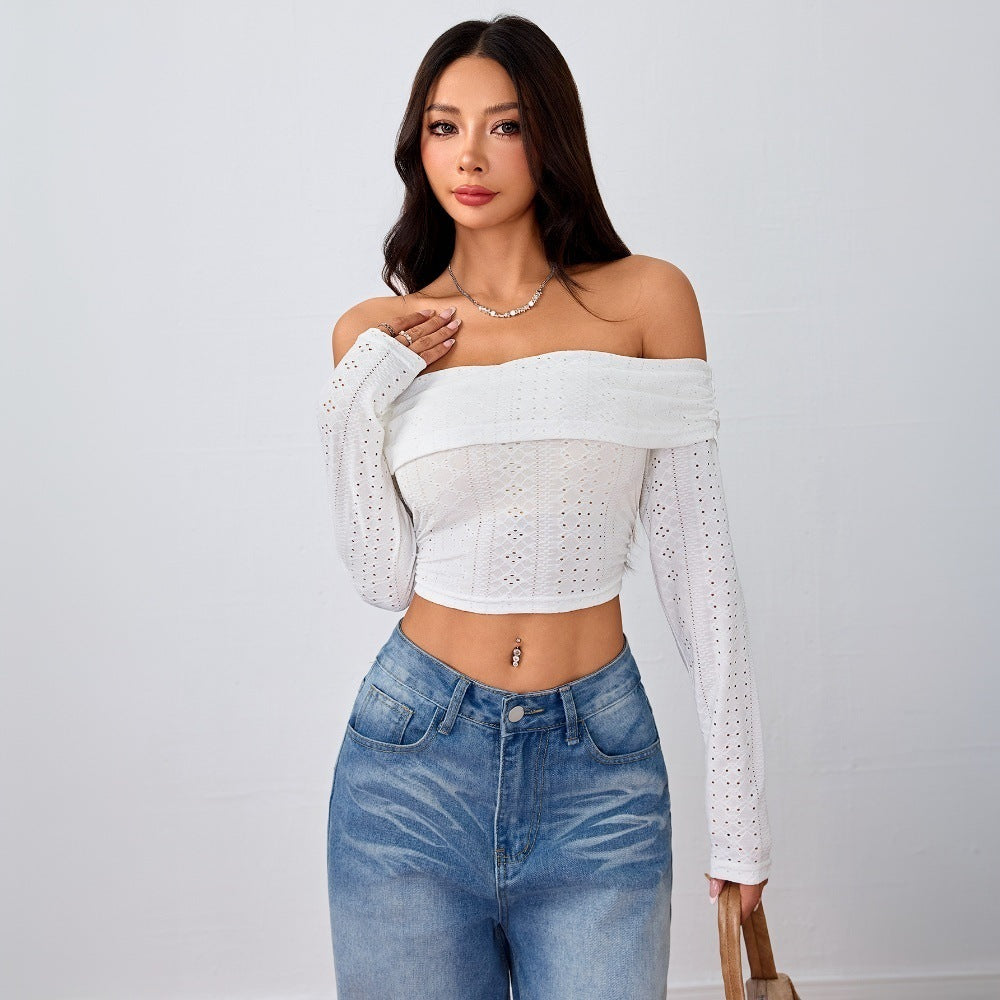 Women’s Off Shoulder Crop Top | Casual | Chic | Streetwear