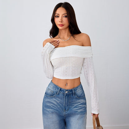 Women’s Off Shoulder Crop Top | Casual | Chic | Streetwear