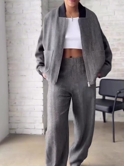 Women’s Grey Set | Dark Grey | Casual | Streetwear