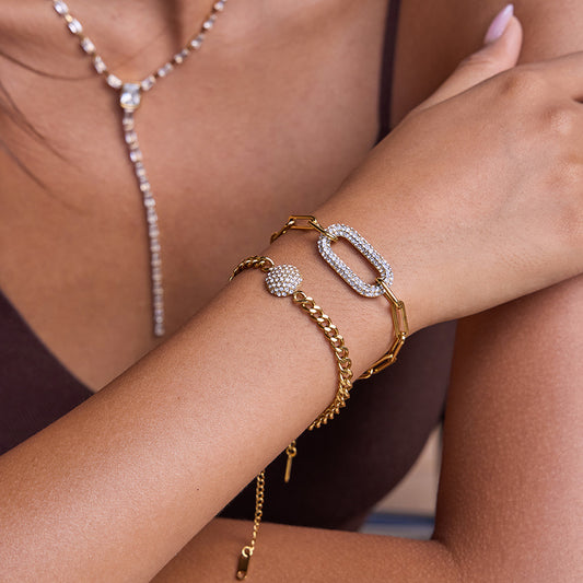 Women’s Stainless Steel Bracelet Jewelry | Minimal | Everyday | Gift