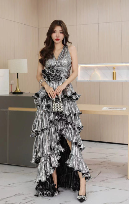 Women’s Dovetail Ruffled Dress | Fashion | Elegant | Party