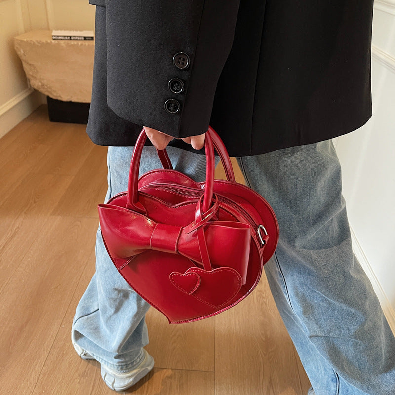 Women’s Shoulder Bag | Bow Heart | Fashion | Cute