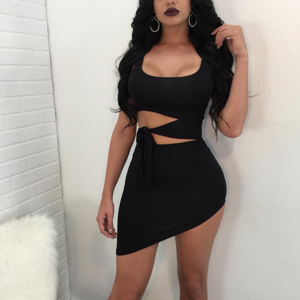 Women’s Spaghetti Strap Mini Dress – Sexy Backless Party Dress