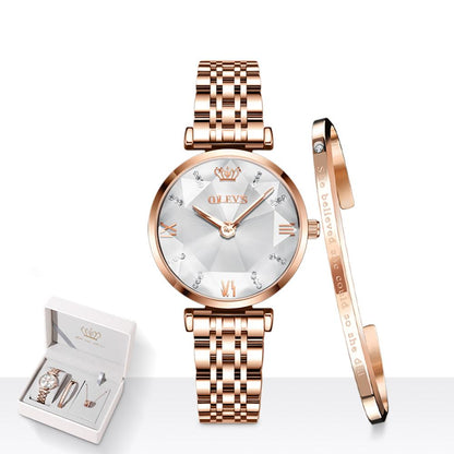 Women’s Waterproof Quartz Watch | Light Luxury | Elegant | Fashion